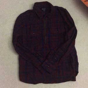 Madewell Zip Flannel